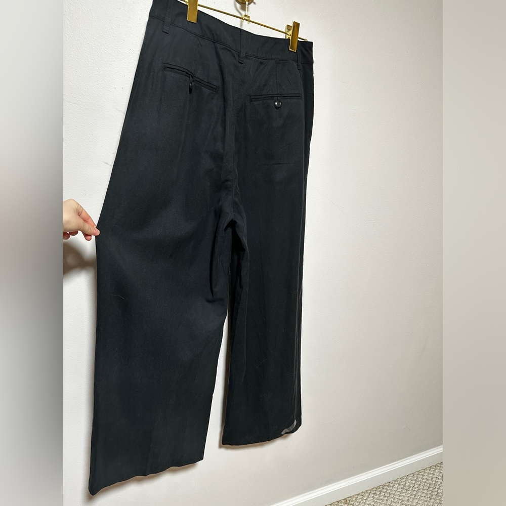 🆕 Madewell The Harlow Wide-Leg Pant Black - Picture 11 of 11